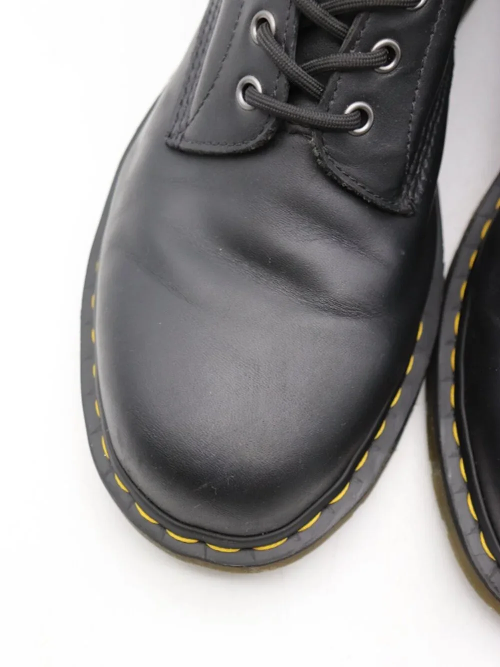 Doc Dr. Martens 1480 Men's 12 Black Leather Lace Up Ankle Combat Boots Lace Up